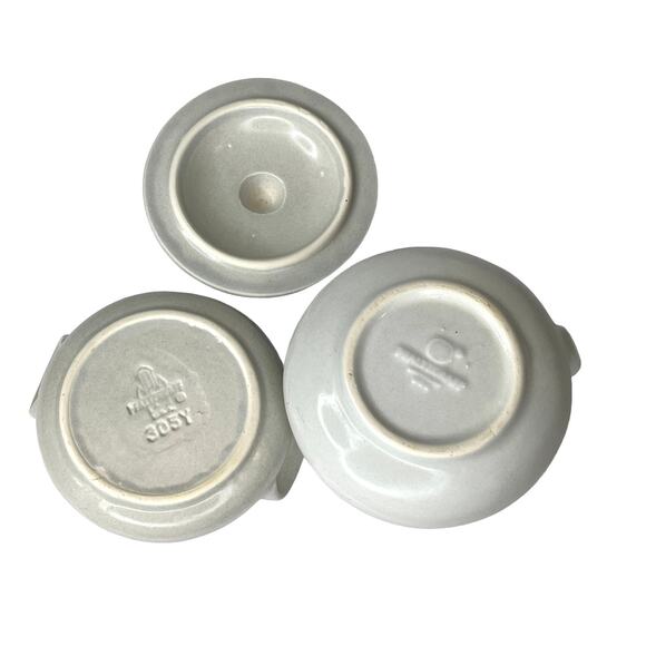 Pfaltzgraff Blue CREAM Pitcher & SUGAR Bowl SetYorktowne 3pc Stoneware Dishes - Picture 5 of 10